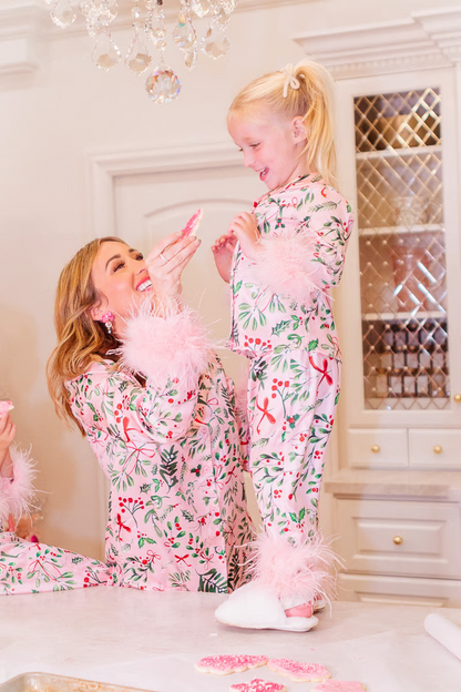 PINK CHRISTMAS HEIDI CUTE PAJAMAS